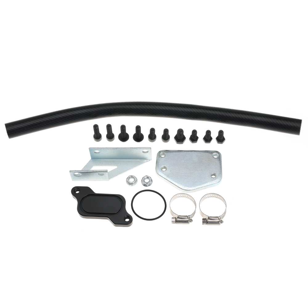 EGR Valve Cooler Delete Kit for 2004.5 2005 GMC Sierra Chevy Silverado 2500 HD 3500 6.6 Duramax LLY