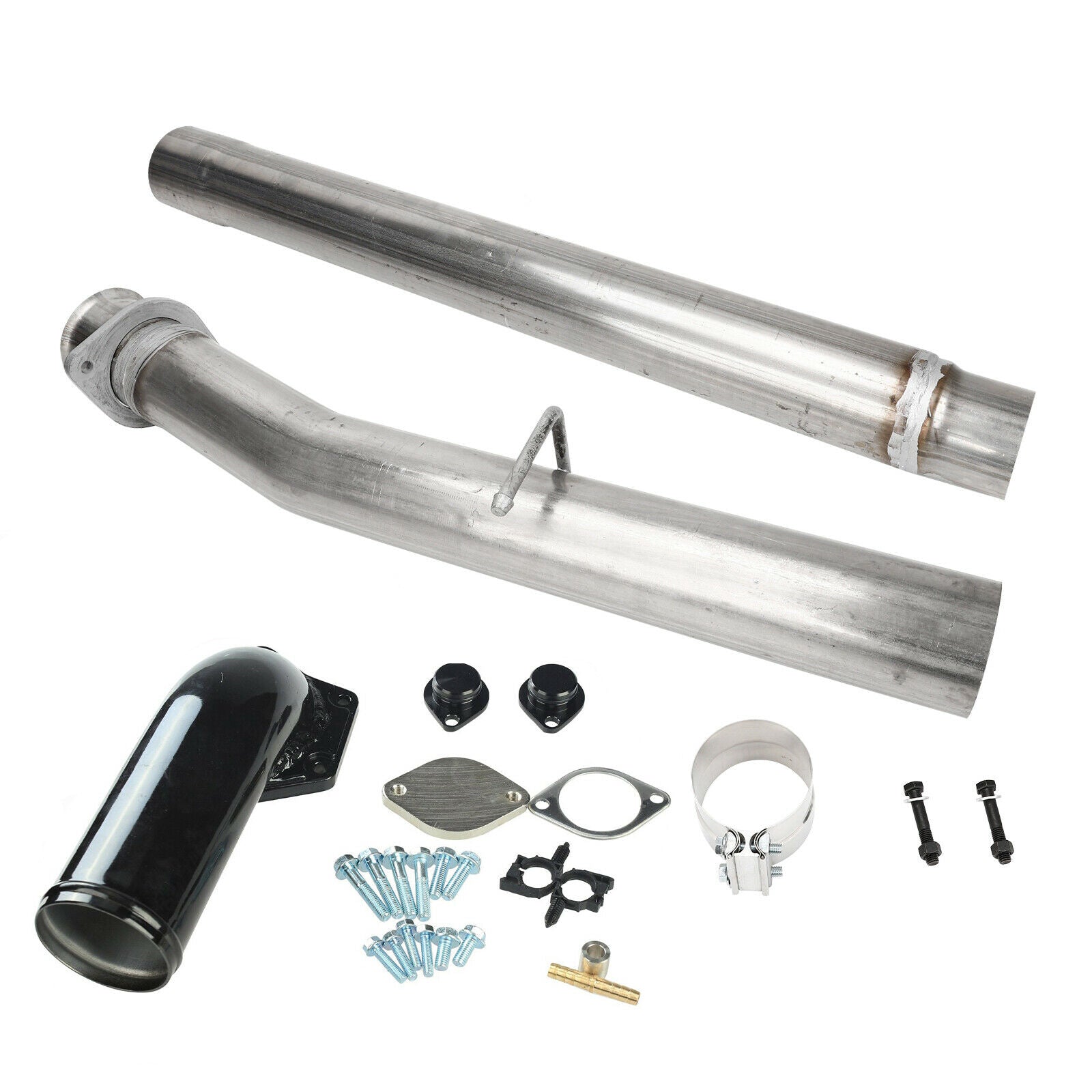 6.4 Powerstroke 4 Inch CAT DPF EGR Delete Kit for Ford F250 - F550 2008 - 2010