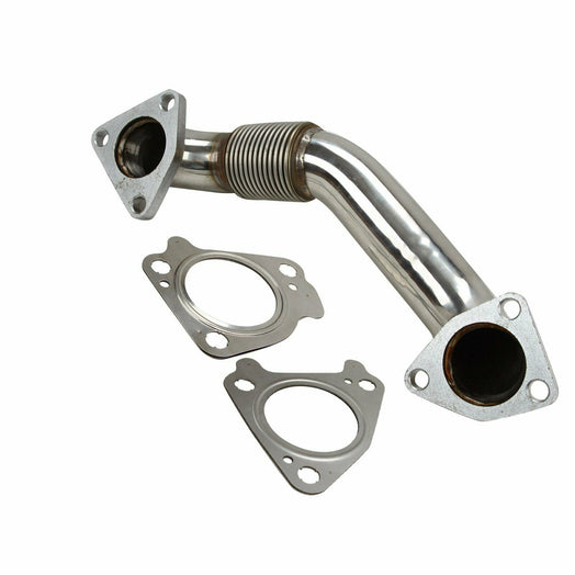 Bolt-On Passenger Side Up-Pipe with Gaskets for 2001 - 2016 6.6L Duramax Chevy Silverado 2500 3500 - High Performance Exhaust Upgrade