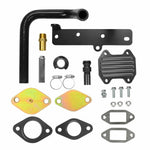 6.7 Cummins Cat DPF Delete Pipe EGR Cooler Throttle Valve for Dodge Ram 2500 3500 6.7L Cummins Diesel
