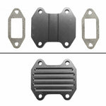 6.7 Cummins Cat DPF Delete Pipe EGR Cooler Throttle Valve for Dodge Ram 2500 3500 6.7L Cummins Diesel